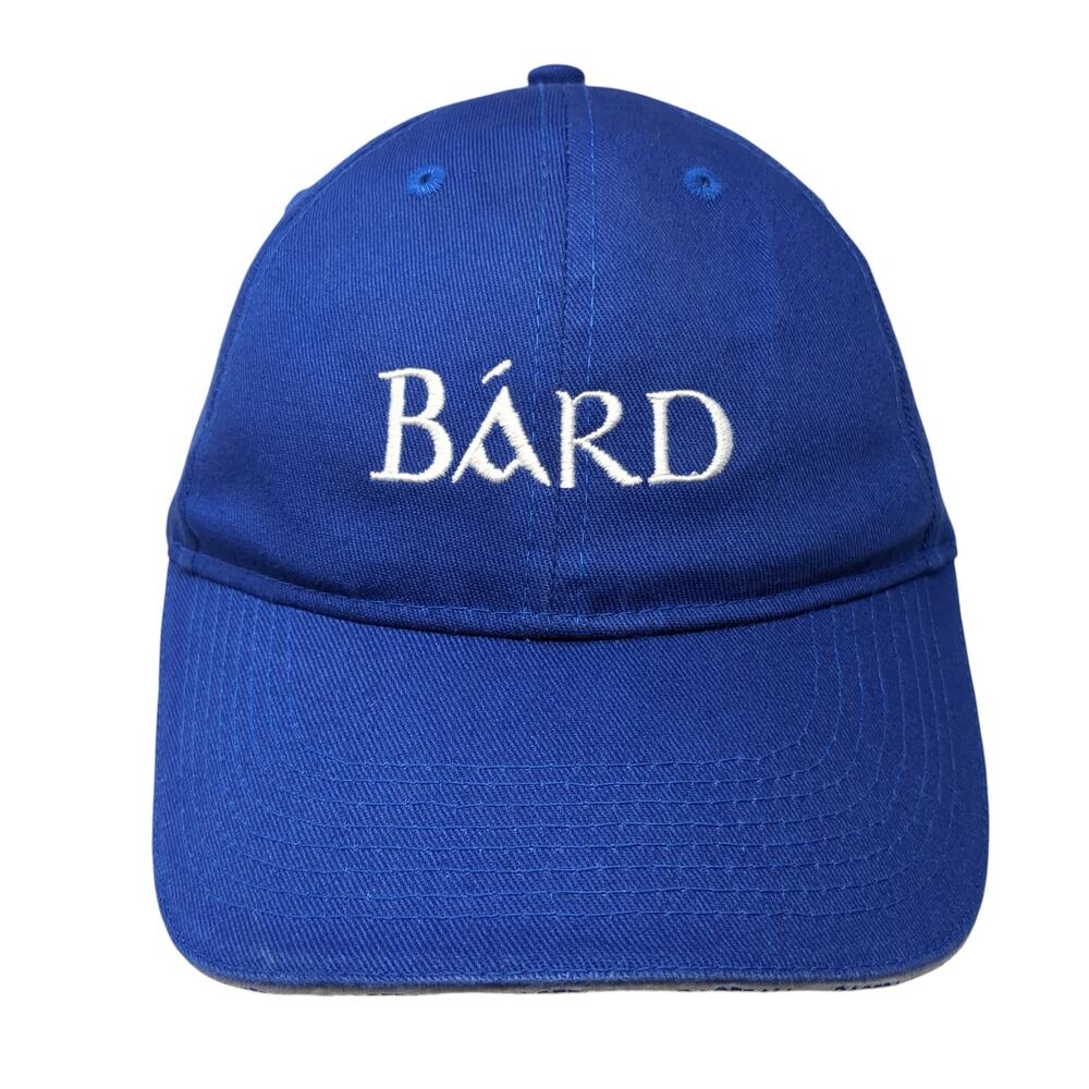 Bard Strapback Baseball Cap Blue One Size Embroidered 6 Panel Fersten Worldwide